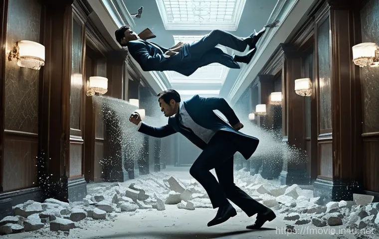 인셉션 영화 소개 - Ariadne, the dream architect from "Inception," stands on an intricately detailed city street, observ... 인셉션 영화 소개 - Ariadne, the dream architect from "Inception," stands on an intricately detailed city street, observ...