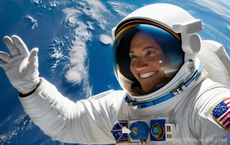 그래비티 스토리 요약 - **Prompt 1: The Calm Before the Storm - Hubble Repair**
A detailed cinematic shot of Dr. Ryan St...