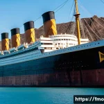 타이타닉 촬영지 비하인드 - A breathtaking panoramic view of the colossal Titanic film set at Rosarito Beach, Baja California, M...